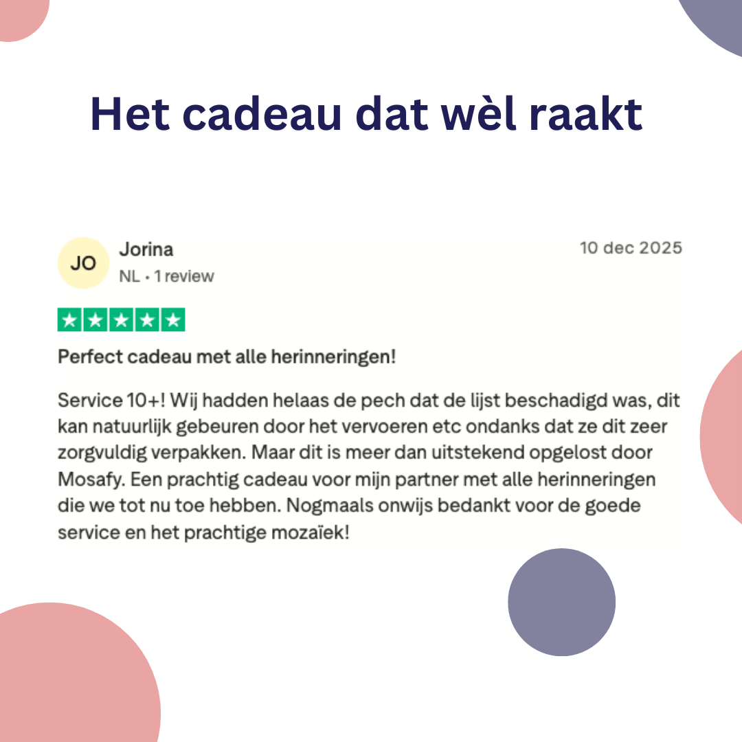 Jouw persoonlijke mozaïek | Mosafy™