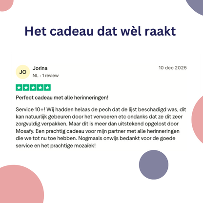 Jouw persoonlijke mozaïek | Mosafy™