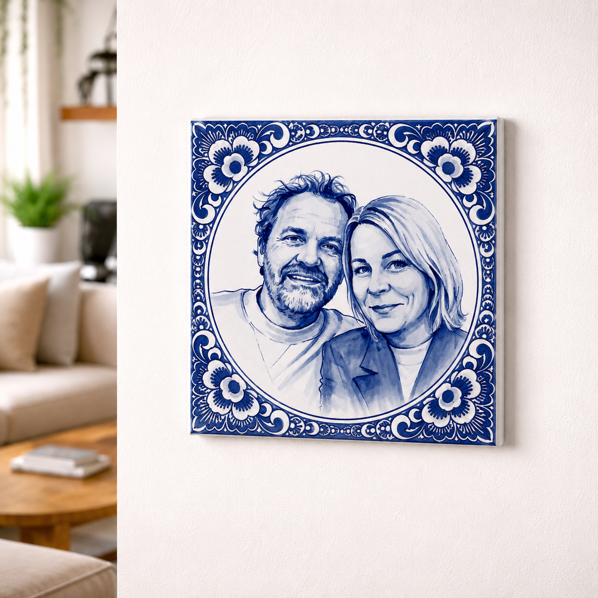 Mach aus deinem schönsten Foto ein <strong>Delfts Blauw Tegeltje</strong>