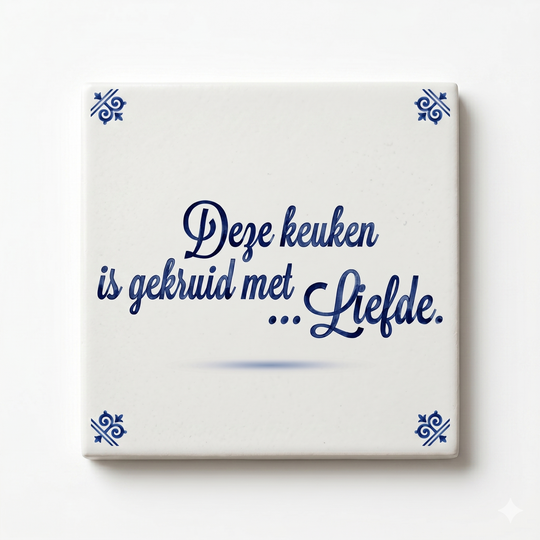 Keuken Spreuk Tegel