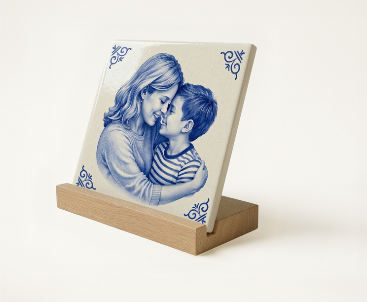 Delft Blauw Fototegel