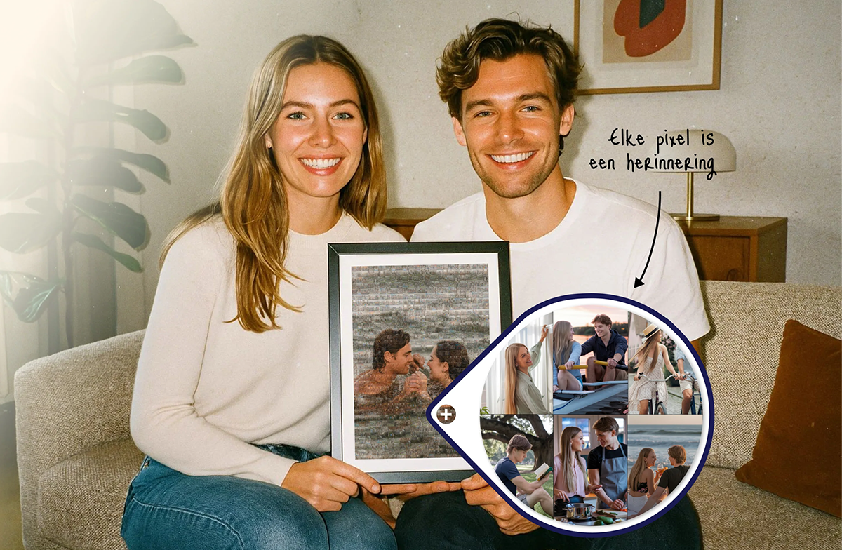 Verander <strong>je herinneringen</strong> in een mozaïek